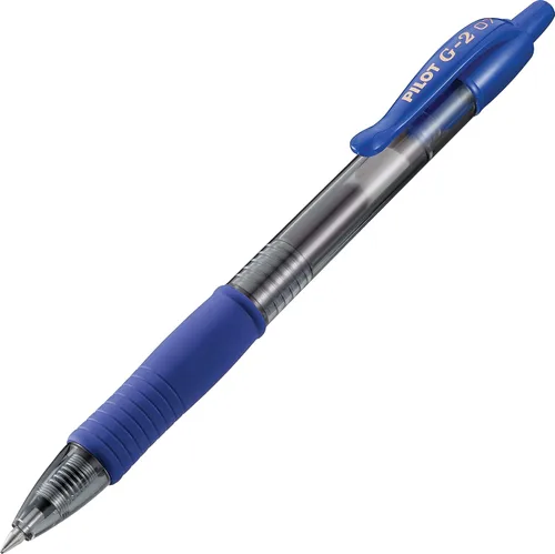 Miniatura 3 de Bolígrafos Pilot G2 Premium de Gel, punta fina de 0.7 mm, bolígrafos de tinta azul de punta fina, paquete de 4 - Ideal para la escuela, para llevar