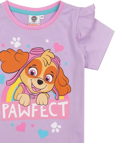 Miniatura 6 de Paw Patrol Pijama Skye - Pijama morado para niñas, con parte inferior larga o corta