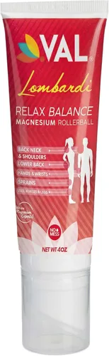 VAL Lombardi Relax Balance - Bola rodante de magnesio | Zechstein Magnesio + extractos de hierbas | Alivio articular y muscular para cuello,