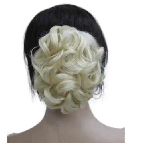 Miniatura 12 de Wiginway Cola de caballo de pelo para mujer, extensiones de cabello ondulado con clip, color marrón dorado rojizo claro # 130 Rojo cobre