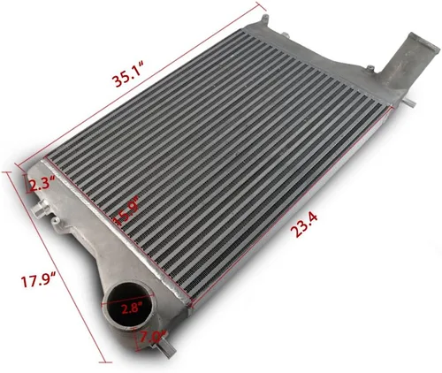 Miniatura 2 de Compatible con VW GTI GOLF V MK5 2.0T FSI TSI Reemplazo para Audi A3 Compatible con Jetta FMIC Turbo Intercooler + kit de tubo intercooler