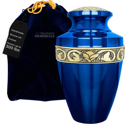 Miniatura 38 de Trupoint Memorials Urna Extra Grande para cenizas de adultos hombres o mujeres de hasta 330 libras - Urnas de cremación para cenizas humanas, urnas