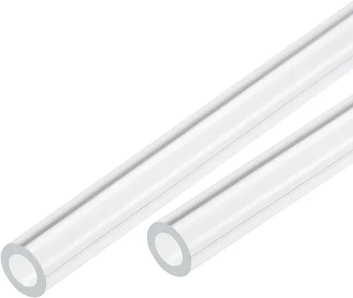 Miniatura 10 de MECCANIXITY Tubo acrílico transparente rígido redondo 18mm (0.7") ID 0.866 in (7/8") OD 14" para lámparas y linternas, sistema de refrigeración por