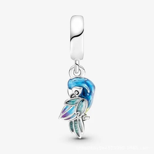 Miniatura 4 de 925 Sterling Silver Charms for Bracelets and Necklaces Flower Mouse Heart Travel Beads Family Tree Charms Jewelry Gift for Women Girls