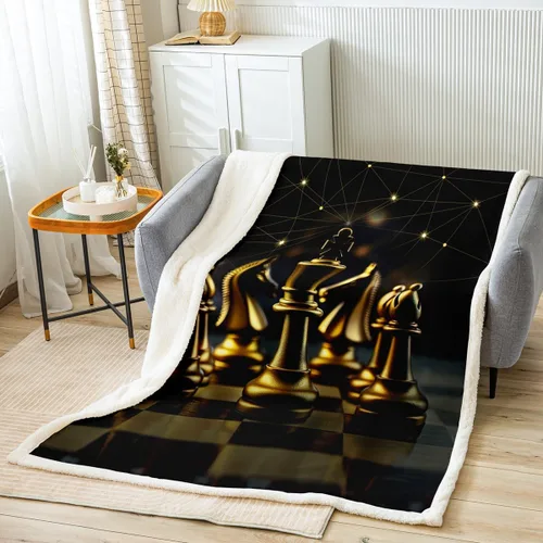 Miniatura 38 de Manta de forro polar con estampado de bailarina rosa para niñas, felpa suave y mullida para cama, sofá, bonita sherpa floral de hoja de palma Multi
