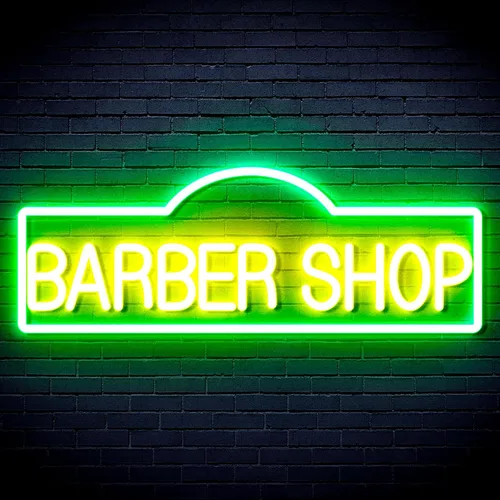 Miniatura 23 de ADVPRO Señal de neón LED de silicona flexible de Barber Shop - rojo y azul - st16s42-fnu0358-rb