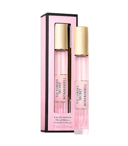 Miniatura 8 de Victoria's Secret Bombshell Seduction Eau de Parfum Rollerball, notas de peonía blanca, salvia y almizcle de terciopelo, tamaño de viaje, mini