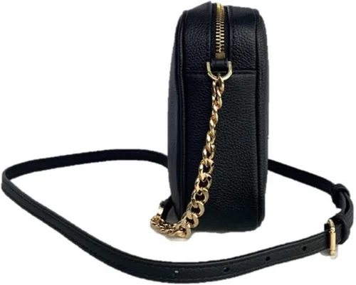 Miniatura 5 de Michael Kors Fulton Large EW Bandolera Cuero guijarro, Negro, Negro