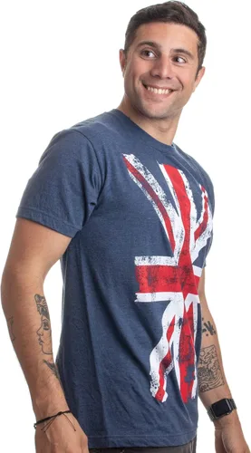 Miniatura 3 de Union Jack Flag Reino Unido Reino Unido Gran Bretaña Británica para Hombres Mujeres Camiseta