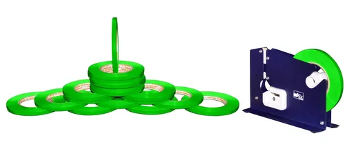 Miniatura 15 de PSBM - Cinta de sellado de bolsas de polietileno verde, 96 rollos, 2.3 mil de grosor, 3/8 pulgadas de ancho, 180 yardas por rollo, total 17280 forro