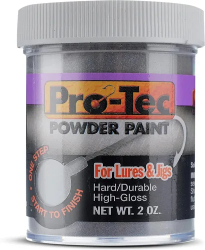 Miniatura 14 de Pro-Tec Pintura en Polvo para Jigs y Señuelos, Pintura para Señuelos de Pesca de Cabeza de Jig Resplandor verde brillante