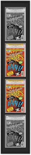 Miniatura 115 de Marco negro para cómics graduados Marco completo de cómics con paspartú de conservación negro y acrílico de grado UV Hecho para exhibir (6)