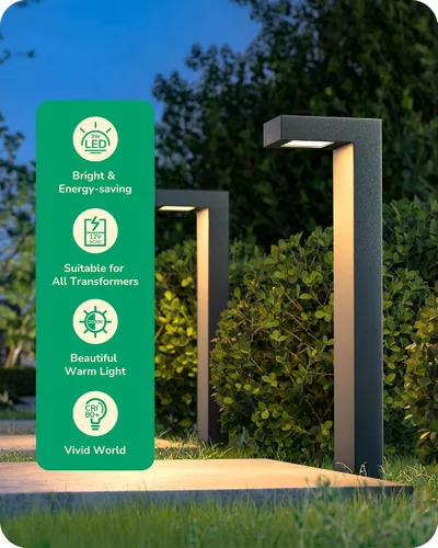 Miniatura 2 de EDISHINE Paquete de 6 conectores de cable de bajo voltaje, conectores de cable de iluminación de paisaje, impermeables, para iluminación