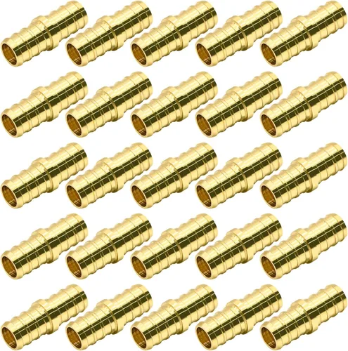 Miniatura 14 de Paquete de 10 accesorios de codo PEX de 1/2 pulgada, accesorios de latón para tubería PEX