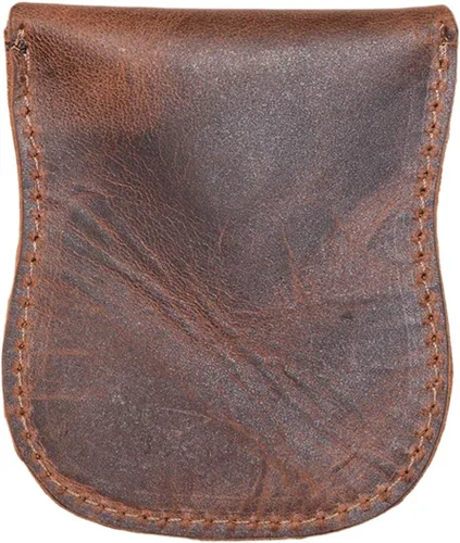 Miniatura 2 de Hide & Drink, Bolsa de monedas con curvas, estuche de bolsillo para centavos, bolsa rústica, accesorio de viaje, cuero de grano completo, hecho a