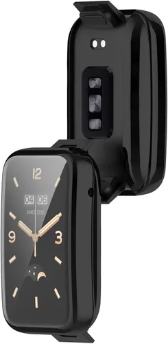 Miniatura 2 de Funda compatible con Xiaomi Band 7 Pro, cubierta protectora de parachoques chapada en TPU para Mi Band 7 Pro, protector de pantalla, accesorios