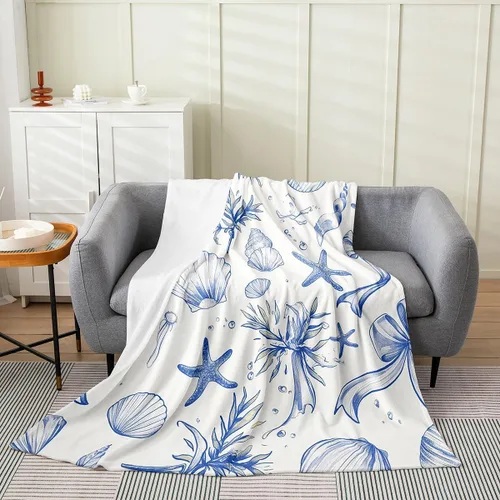 Miniatura 29 de Erosebridal Hammerhead Shark Flannel Blanket 40x50 Marine Life Fuzzy Plush Throw for Sofa Couch Hammerhead Shark Lover Gifts Ocean Sealife Fleece