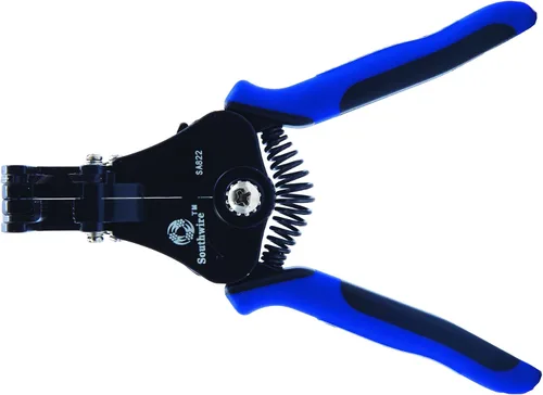 Miniatura 3 de Southwire Herramienta peladora automática – Tiras de cables sólidos de 8-18 AWG y cables trenzados de 10-20 AWG – Acción suave en un solo paso