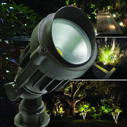 Miniatura 7 de Westgate Foco LED de bajo voltaje para paisaje, luz de jardín CA/CC de 12 voltios, LED integrado, 400 lúmenes, todos los accesorios incluidos