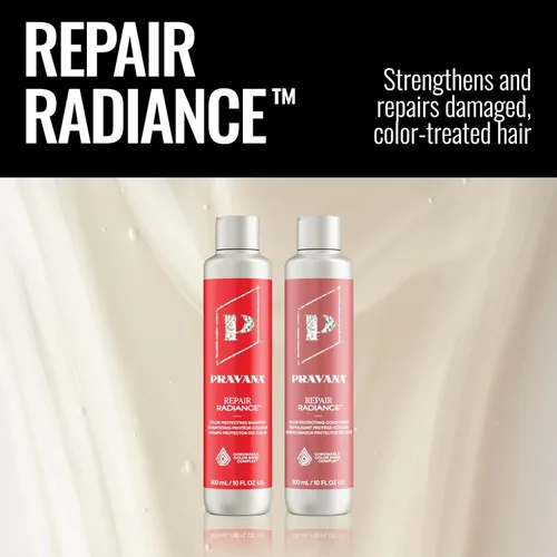 Miniatura 5 de Pravana Repair Radiance Conditioner Strengthens, Protects, Restores For Damaged, Color Treated Hair Reduces Breakage & Split Ends Chromasilk