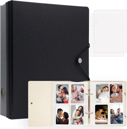Álbum de fotos de 200 bolsillos para película Fujifilm Instax Mini 11 12 9 8+ 8 7+ LiPlay, carpeta de tarjetas fotográficas para impresora de fotos