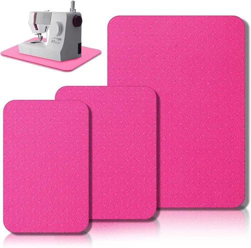 Miniatura 20 de Drydiet 3 Piezas Tapetes Silenciadores para Máquina de Coser Tapete de Pedal Almohadilla para Máquina de Coser Goma Antideslizante que se Mantiene