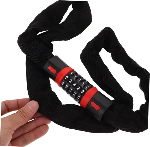 Miniatura 6 de GANAZONO Heavy Duty Bike Chain Lock Digit Combination and Keys Carbon Steel Anti-Theft Security for Bicycle Motorcycle Electric Bike Portable