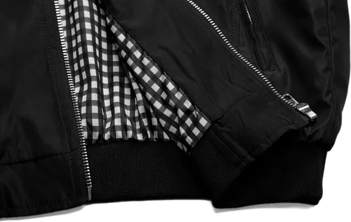 Miniatura 6 de Tanming Chaqueta bomber Softshell casual de corte ajustado y ligera con cremallera para hombre