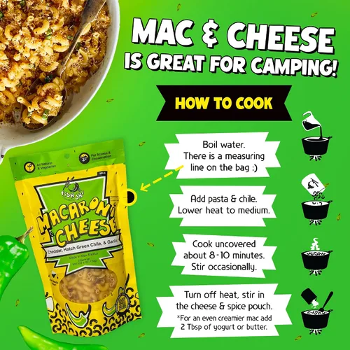 Miniatura 6 de FishSki Hatch Chile verde con macarrones y queso Cheddar (6 paquetes de 6 onzas)