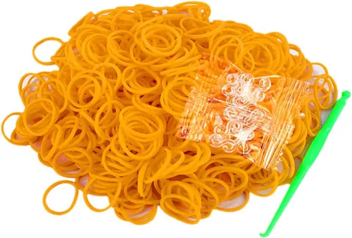 Miniatura 9 de Kit de 3000 bandas de goma de telar con 75 clips, 5 ganchos, kit de fabricación de pulseras de primera calidad para niños, tejer, regalo de A-Café