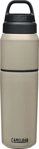 Miniatura 15 de CamelBak MultiBev - Botella de agua con aislamiento de acero inoxidable y taza de viaje Rosa Terracota/Rosa Camelia
