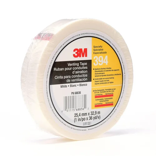 Miniatura 3 de 3M 394 cinta de ventilación color blanco, Blanco, 1