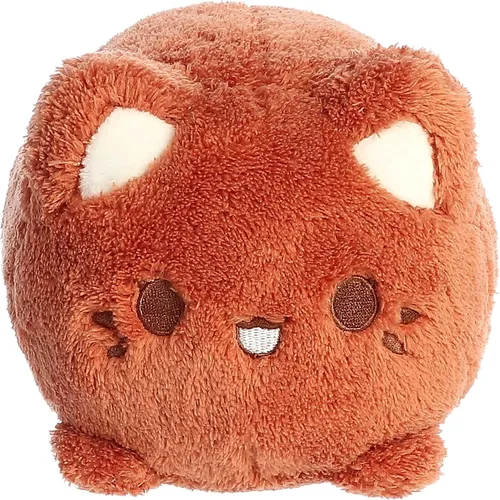 Miniatura 2 de Aurora Encantador Tasty Peach Coconut Meowchi - Animal de peluche - Diseño brillante y colorido - Peluche Showpiece - Marrón 7 pulgadas
