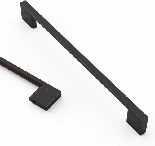 Miniatura 28 de Asidrama - Paquete de 10 manijas de gabinete de cocina de oro cepillado de 3 pulgadas (76mm), tiradores de gabinete, herrajes para gabinete