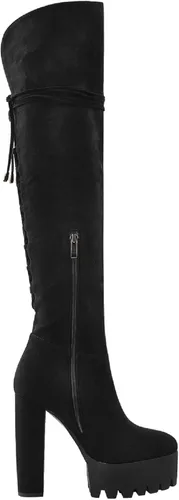 Miniatura 2 de Richealnana Botas altas hasta la rodilla con plataforma y cordones con cremallera lateral para mujer