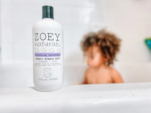 Miniatura 6 de Zoey Naturals - Baño de burbujas calmante de lavanda para niños y bebés, jabón hidratante sin lágrimas para niños pequeños con aloe y aceite