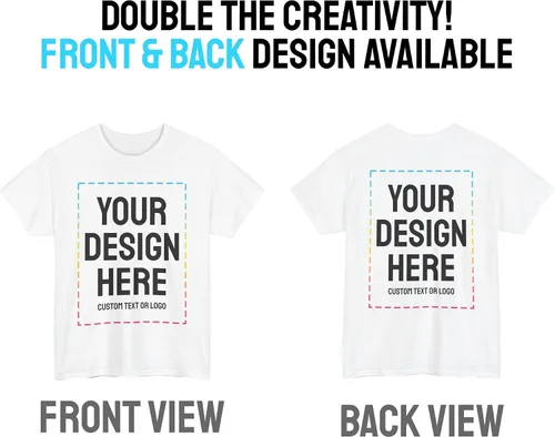 Miniatura 3 de Camisetas Gildan personalizadas - Camisetas personalizadas con texto, imagen o logotipo Diseña tu propia camisa para hombres y mujeres Merch on