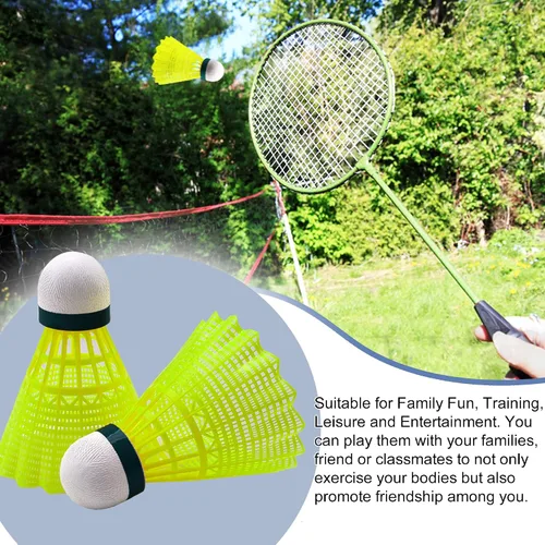 Miniatura 6 de Senston Volantes de bádminton de nailon para bádminton Birdies Durabilidad Estabilidad Volante para actividades deportivas interiores y exteriores