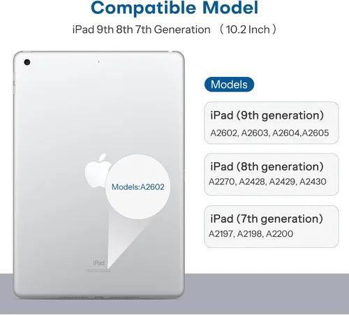 Miniatura 2 de SPARIN mica protectora para iPad Pro de 10.5 - Vidrio templado de doble protección, compatible con lápiz Apple, apto para funda, de borde redondo