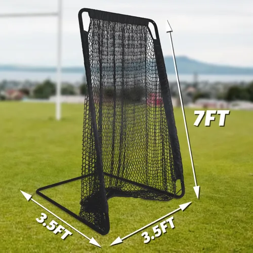 Miniatura 2 de Football Kicking Cage Net - Heavy Duty Portable Training Net with Steel Frame for Backyard Indoor Outdoor Field Goal Training & Punting Passing
