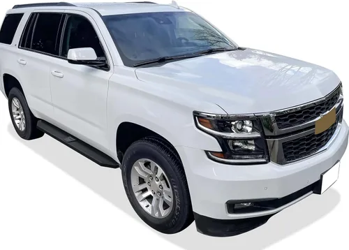Miniatura 6 de HD Ridez Estribo de estilo plano de 6 pulgadas, color negro, compatible con Chevy Tahoe 2007-2020 y GMC Yukon 2005-2020 de 4 puertas