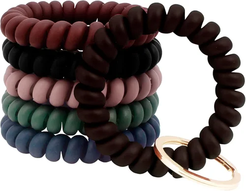 Miniatura 12 de BIHRTC Llavero Brazalete Elástico Pulsera de Muñeca