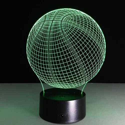Miniatura 3 de Lámparas nocturnas 3D de ilusiones ópticas, T1-3deng-lanqiu01, 0.50watts, 5.00 volts