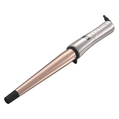 Miniatura 12 de Remington Shine Therapy - Varita rizadora cónica con infusión de aceite de argán y queratina de ½ a 1 pulgada para rizos naturales, incluye guante