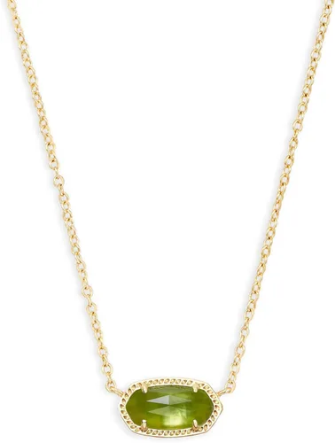 Miniatura 26 de Kendra Scott - Collar Elisa con dije para mujer, joyería de moda, chapado en oro de 14 quilates