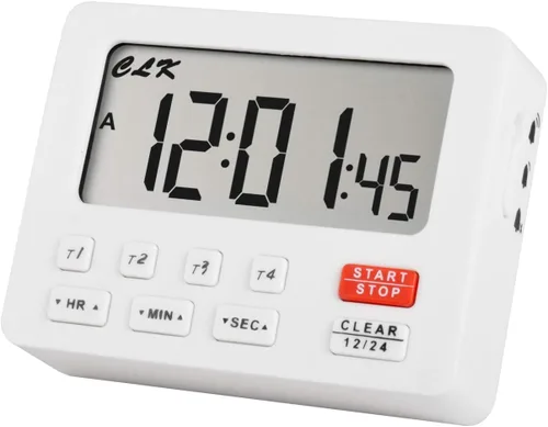 Miniatura 8 de Jayron Temporizador digital de escritorio de cuenta regresiva para cocina, cronómetro, conteo, agujero magnético para colgar, alarma fuerte
