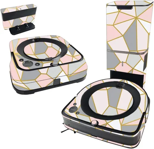 Miniatura 6 de MightySkins Skin compatible con iRobot Roomba s9+ Vacuum & Braava Jet m6 Bundle - Azul bebé sólido Funda protectora y única de vinilo Fácil