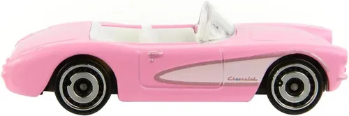 Miniatura 5 de Hot Wheels 1956 Corvette, Barbie la película [rosa] Tarjeta larga