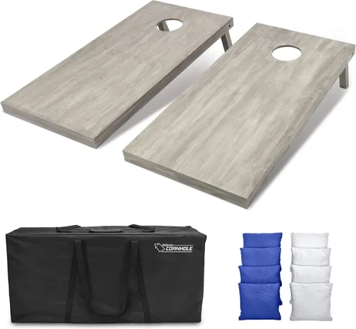 Miniatura 20 de GoSports Juego de tablas de cornhole de madera de tamaño reglamentario de 4 x 2 pies, incluye funda de transporte y bolsas de frijoles