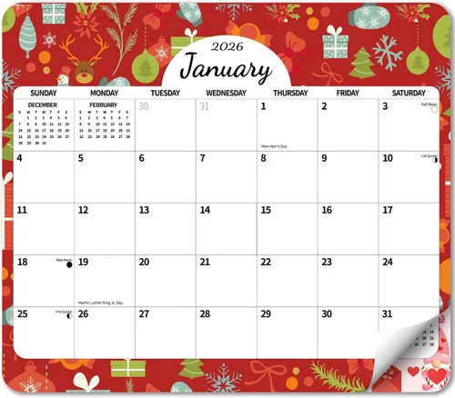 Miniatura 7 de Calendario magnético 2026 para refrigerador de 18 meses, 8 x 10 pulgadas, calendario mensual de pared de refrigerador de julio de 2025 a diciembre